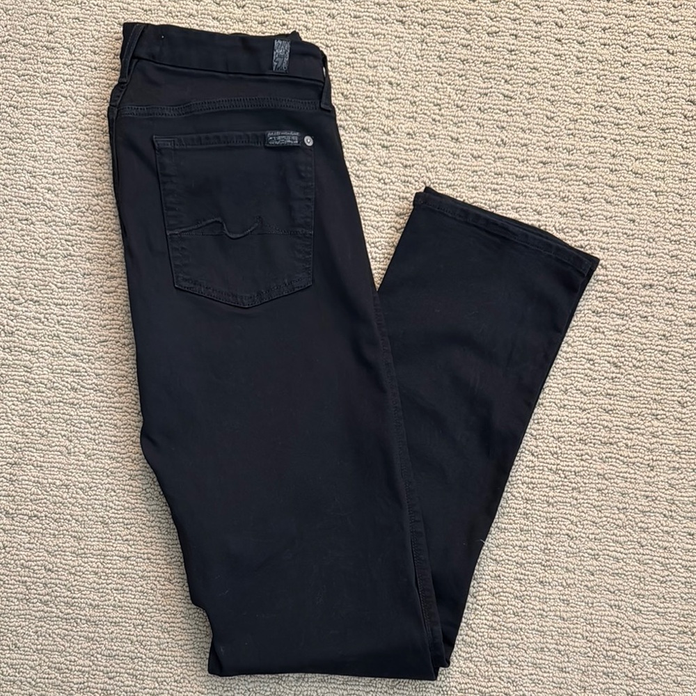7 for all mankind black jeans